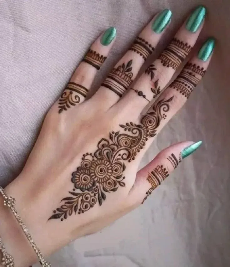 Finger Mehndi Design idea