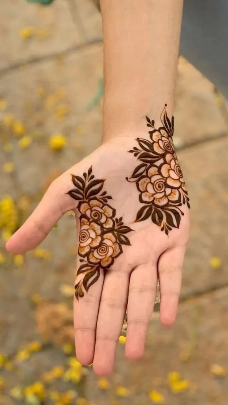 Royal Front Hand Mehndi Design idea