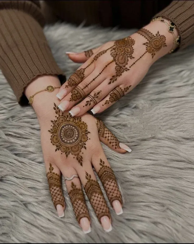 Simple Mehndi Design Images idea
