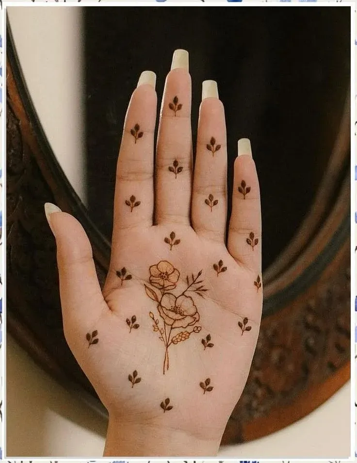 Finger Mehndi Design idea