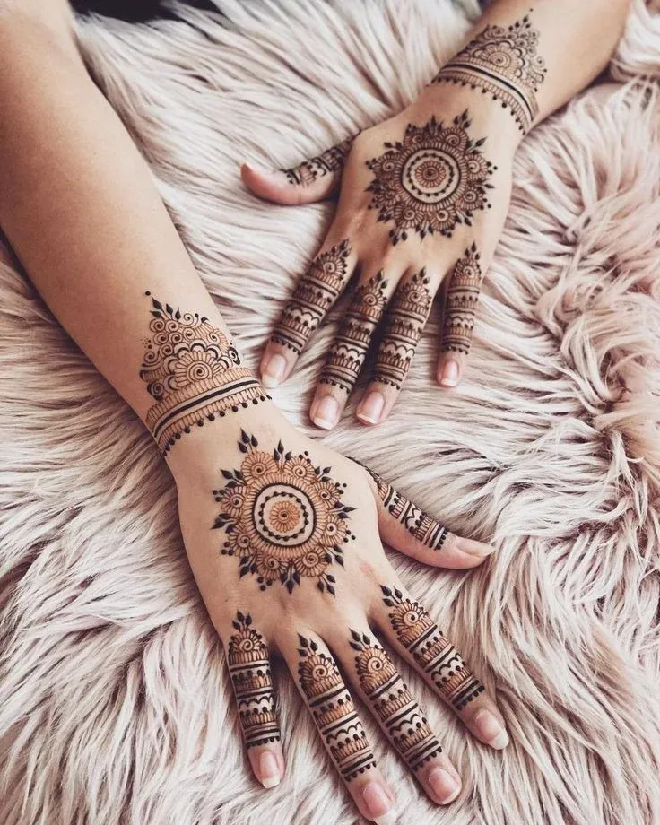 Simple Mehndi Design Images idea