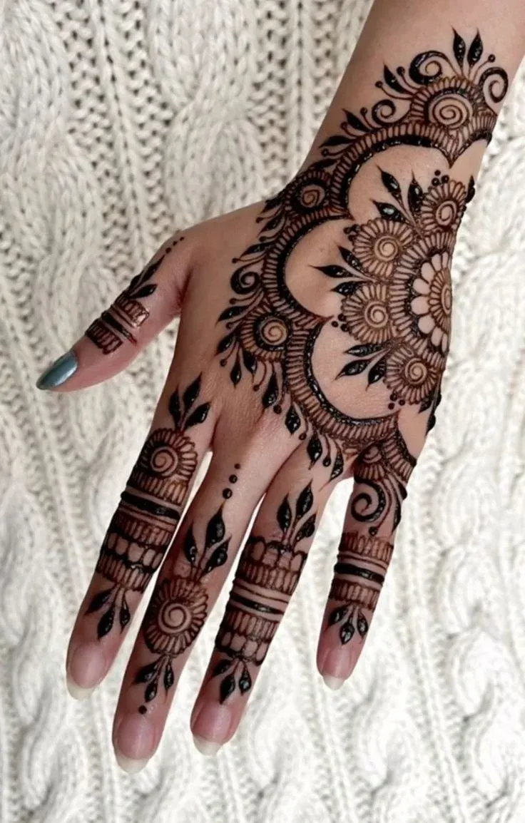 Simple Mehndi Design Images idea