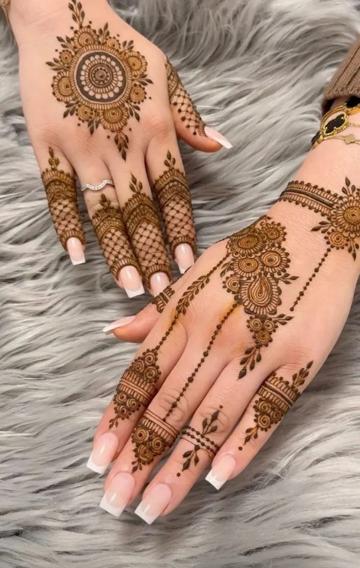 Simple Mehndi Design Images idea