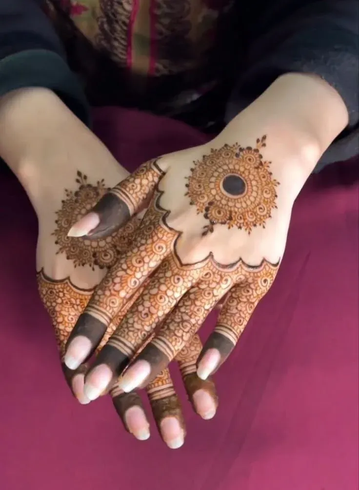 Simple Mehndi Design Images idea