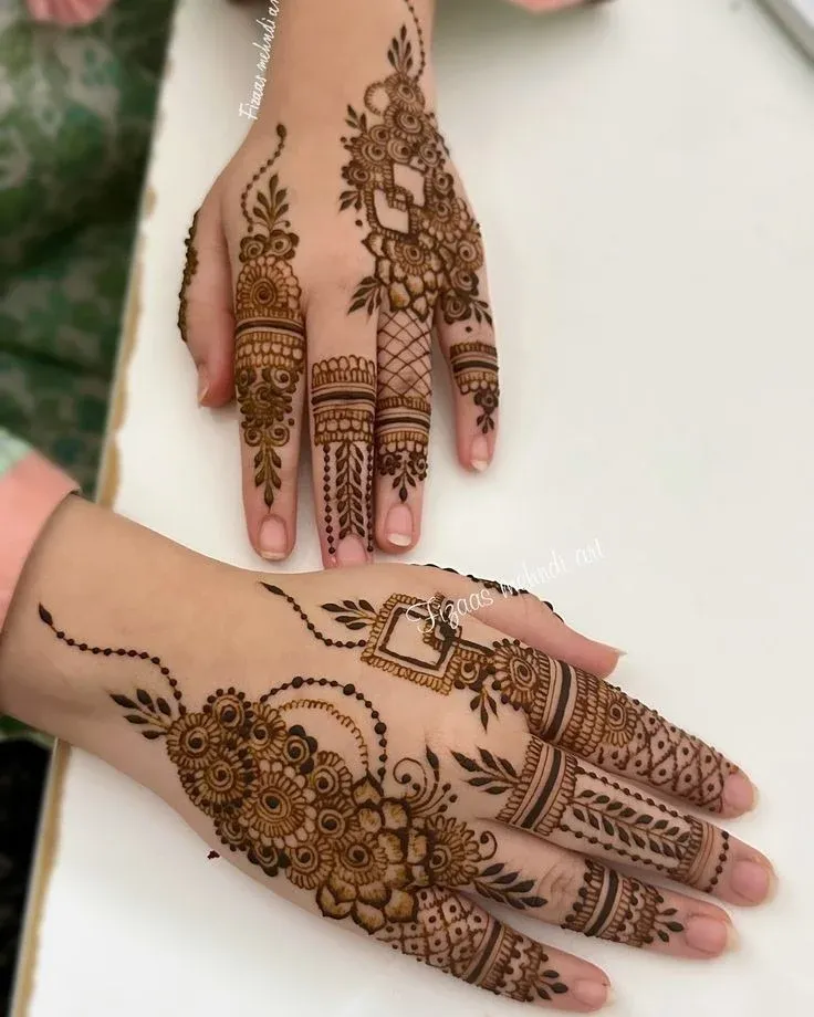 Simple Mehndi Design Images idea