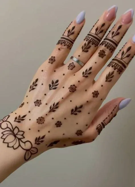 Finger Mehndi Design idea