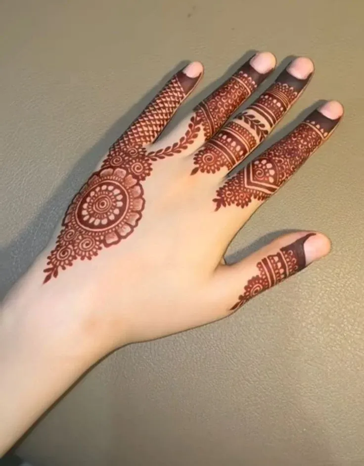 Simple Mehndi Design Images idea