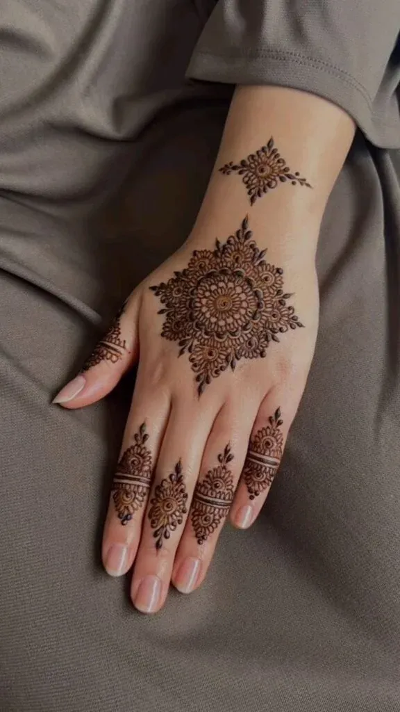 Simple Mehndi Design Images idea