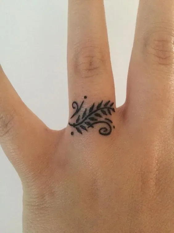 Finger Mehndi Design idea