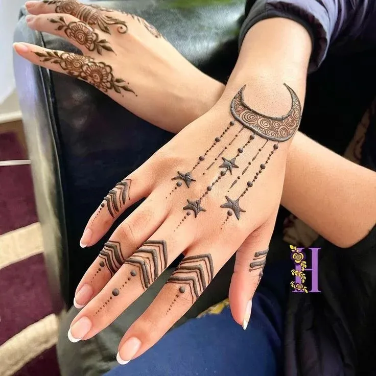 Finger Mehndi Design idea