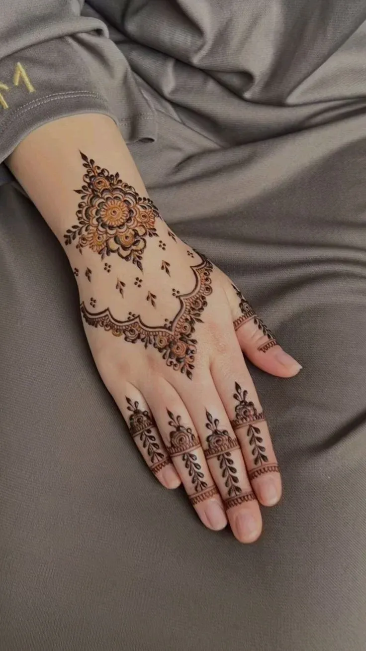 Simple Mehndi Design Images idea