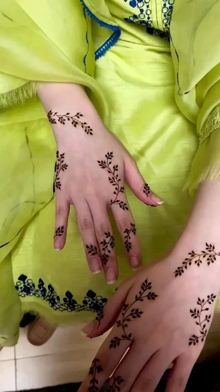 Finger Mehndi Design idea