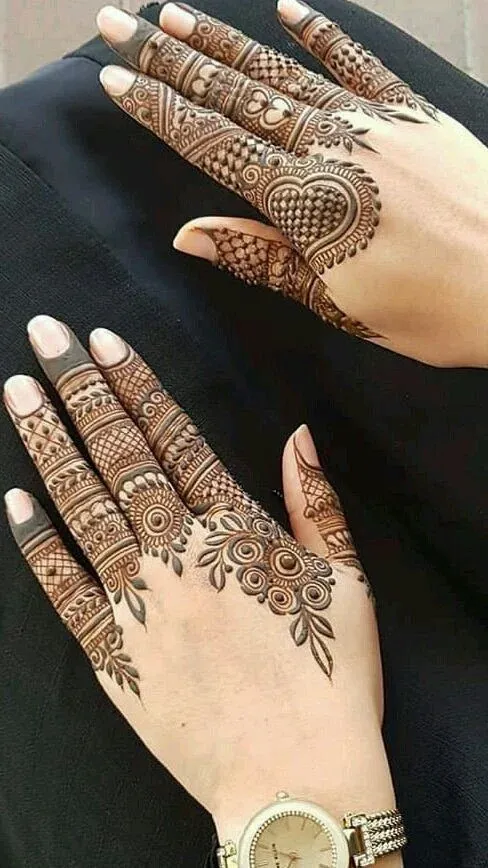 Finger Mehndi Design idea