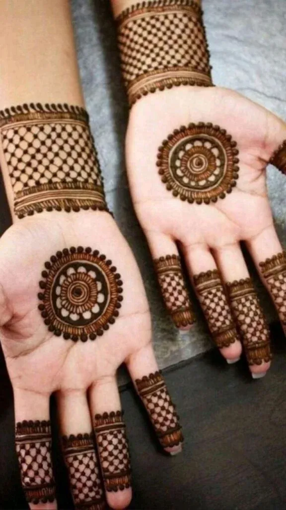 Simple Mehndi Designs for Kids idea