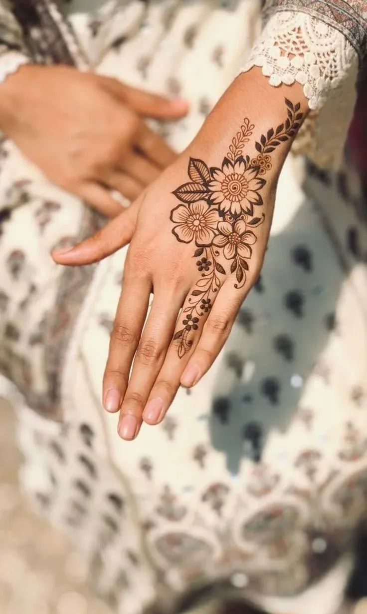 Finger Mehndi Design idea