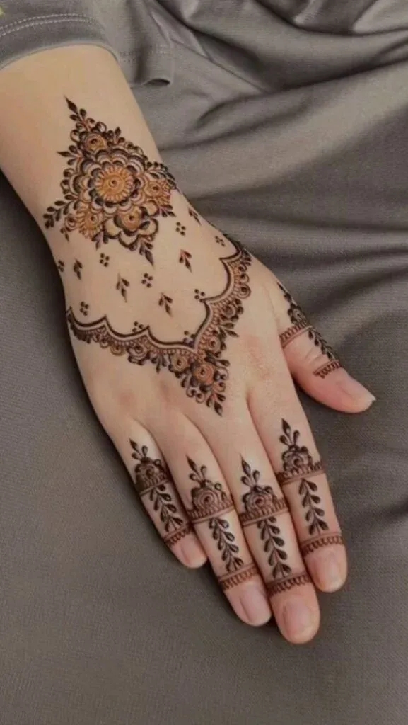 Simple Mehndi Design Images idea