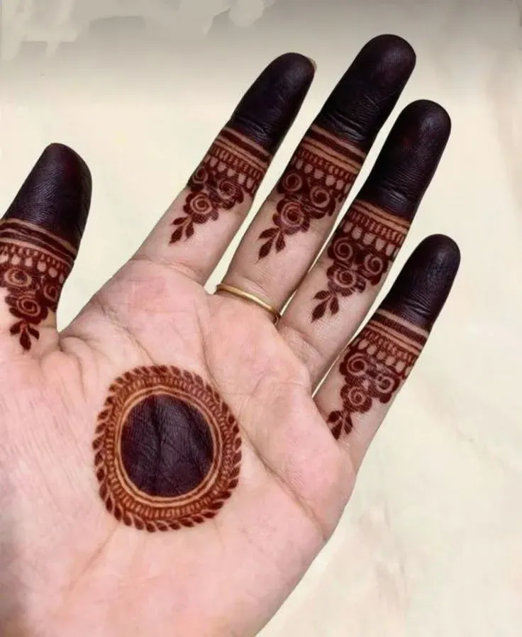 Royal Front Hand Mehndi Design idea