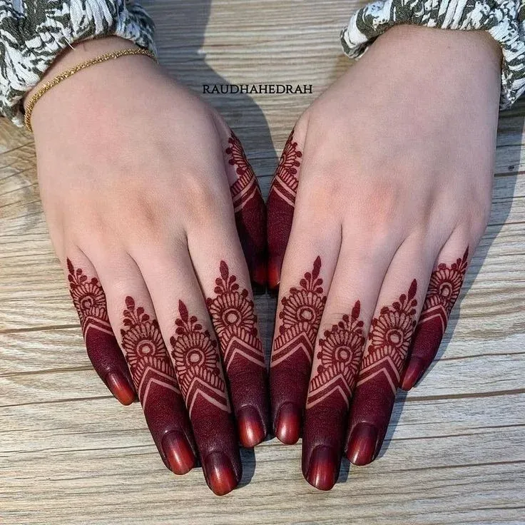 Finger Mehndi Design idea