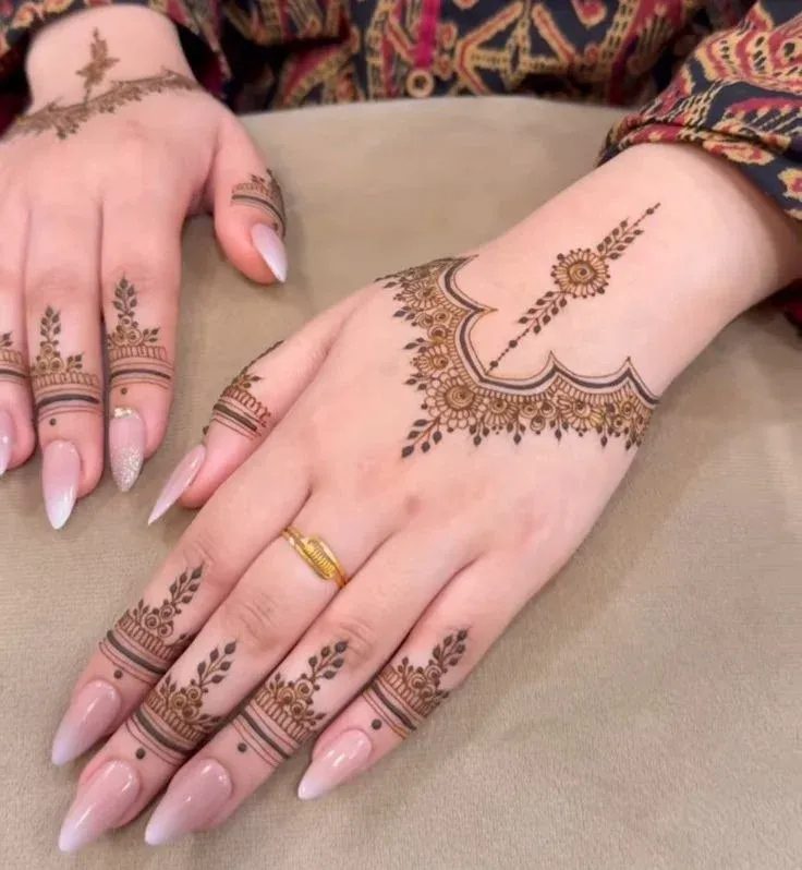 Finger Mehndi Design idea