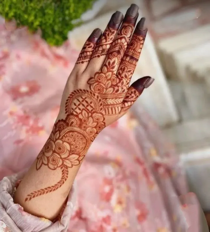 Simple Mehndi Design Images idea