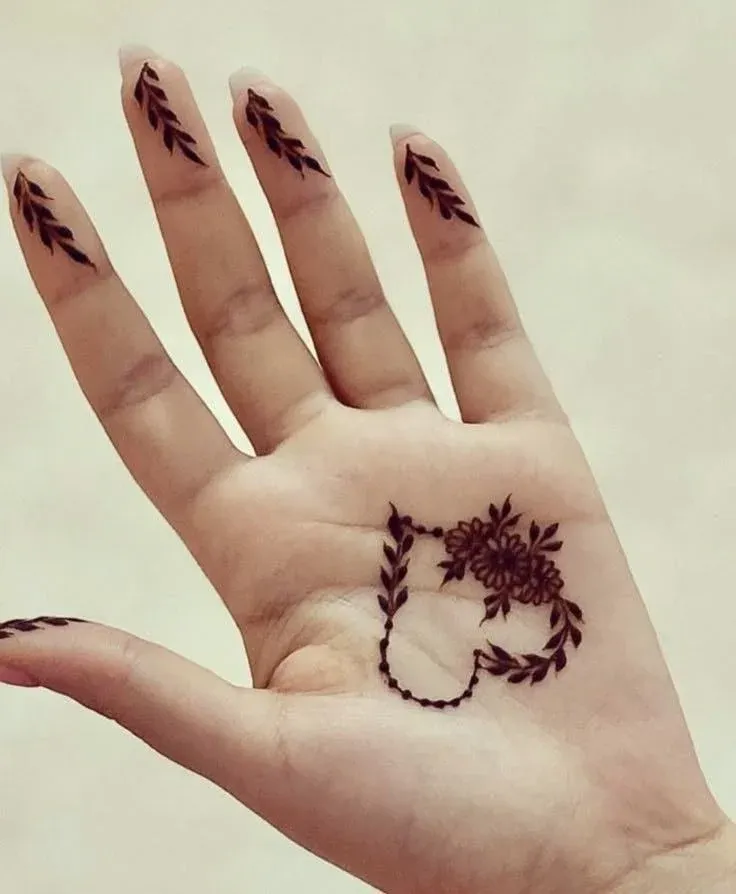 Royal Front Hand Mehndi Design idea