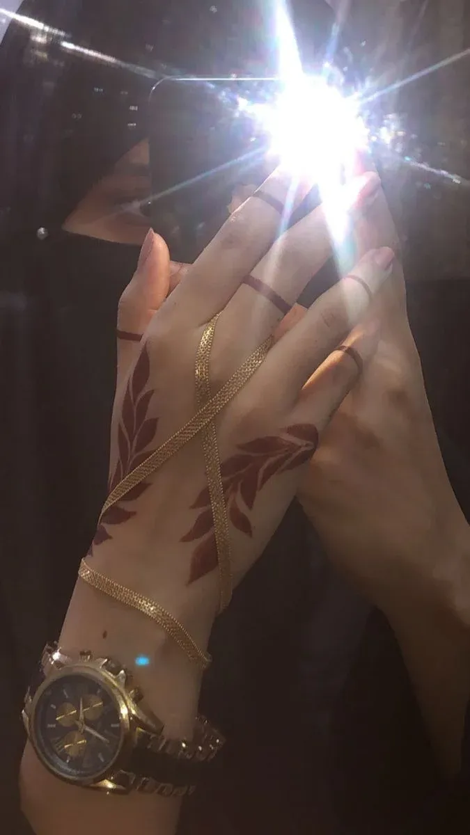 Finger Mehndi Design idea