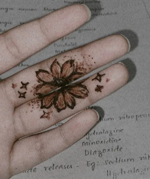 Finger Mehndi Design idea