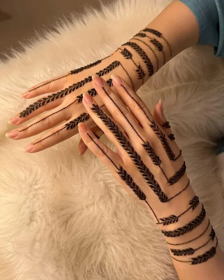 Finger Mehndi Design idea