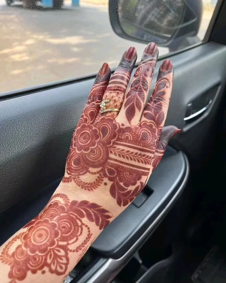 Simple Mehndi Design Images idea