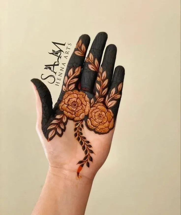 Royal Front Hand Mehndi Design idea
