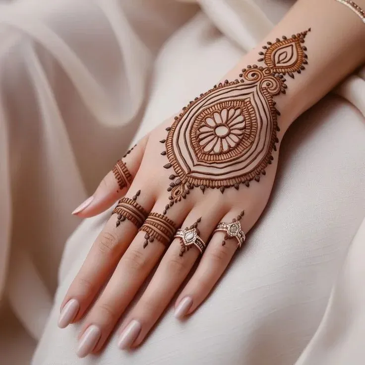 Simple Mehndi Design Images idea