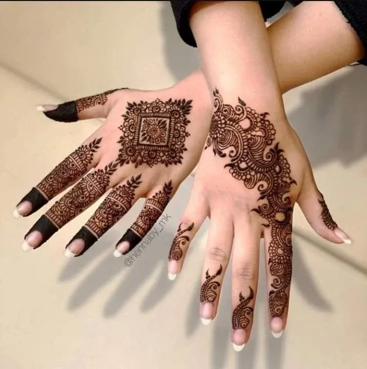 Simple Mehndi Design Images idea