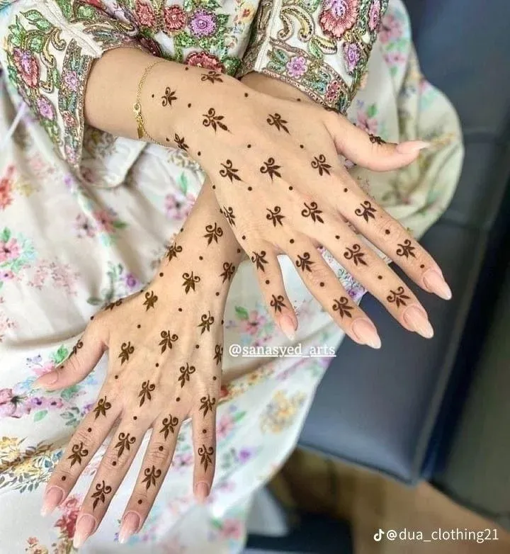 Finger Mehndi Design idea