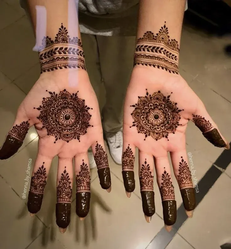 Simple Mehndi Design Images idea