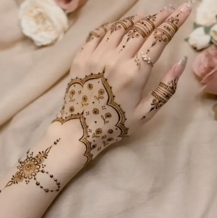 Finger Mehndi Design idea