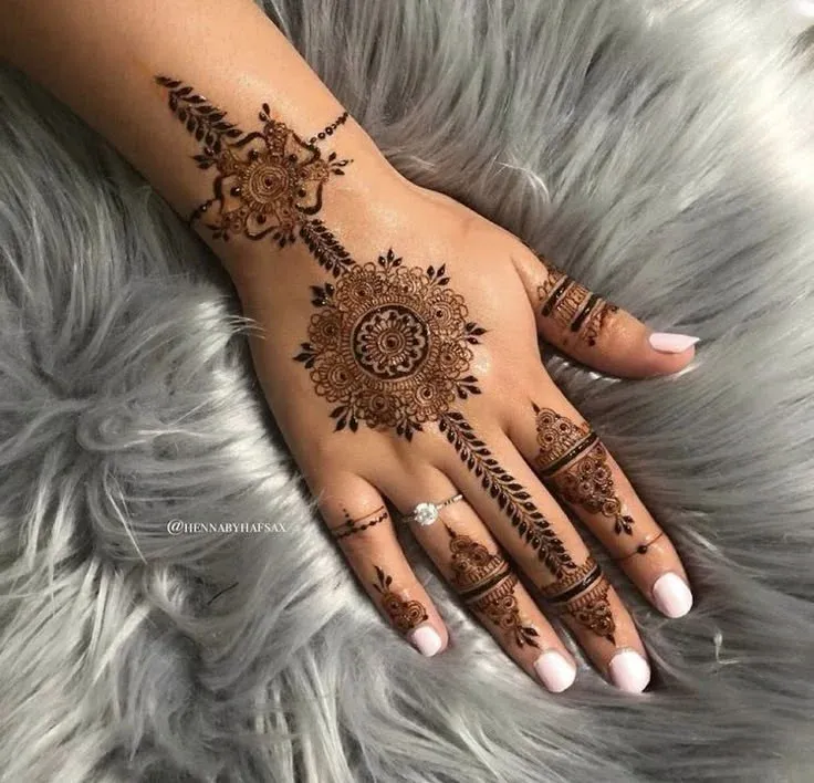 Simple Mehndi Design Images idea