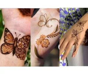 Butterfly Mehndi Design idea