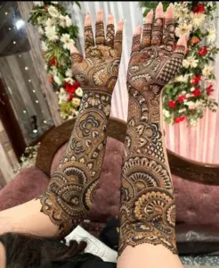Bridal Mehndi Designs for Foot and Legs idea
