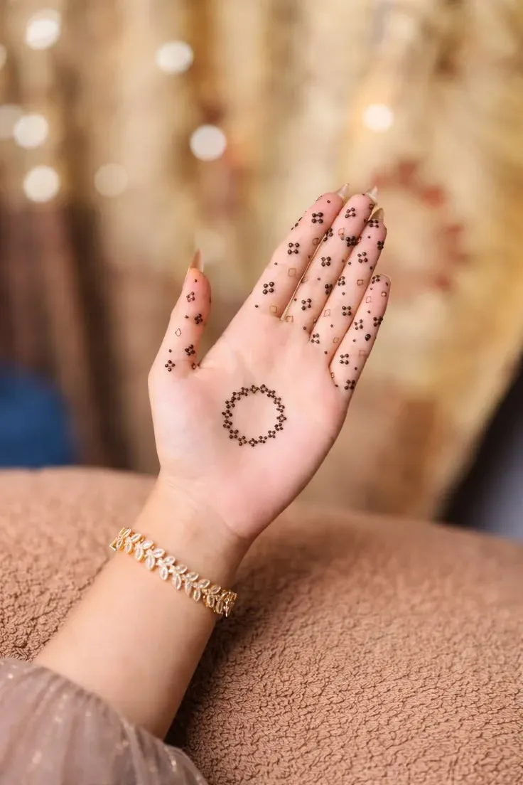 Floral Mehndi Design for Front Hand idea
