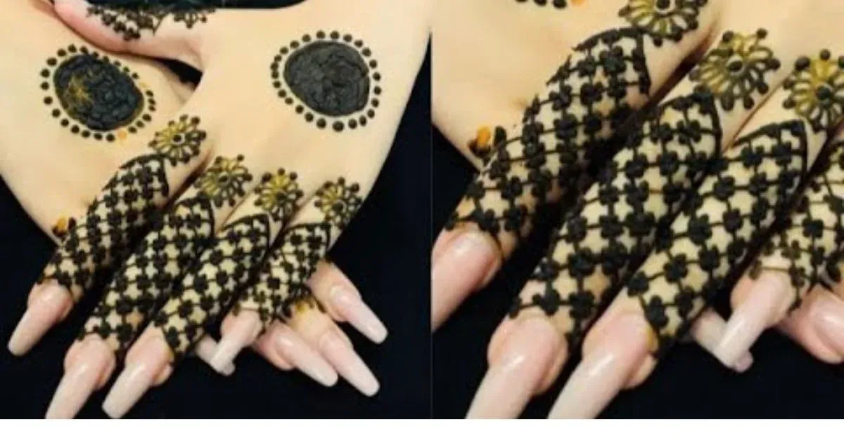 Pakistani Tikki Mehndi Design idea