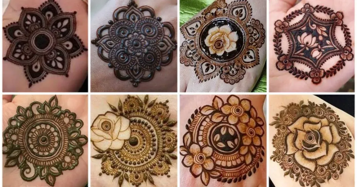 Pakistani Tikki Mehndi Design idea