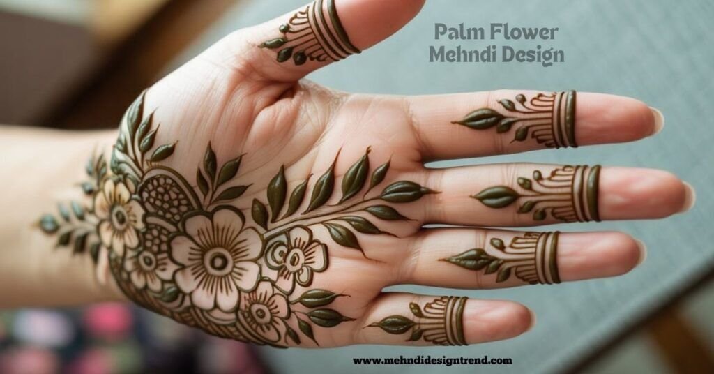 Full Palm Mehndi Design idea