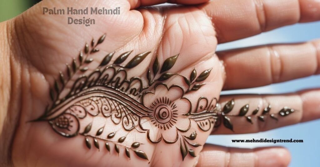 Full Palm Mehndi Design idea