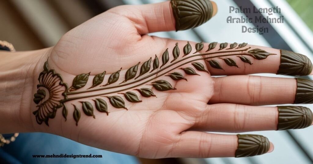 Full Palm Mehndi Design idea
