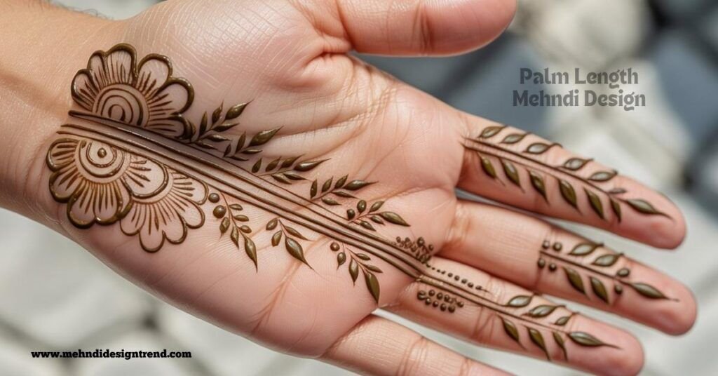 Full Palm Mehndi Design idea