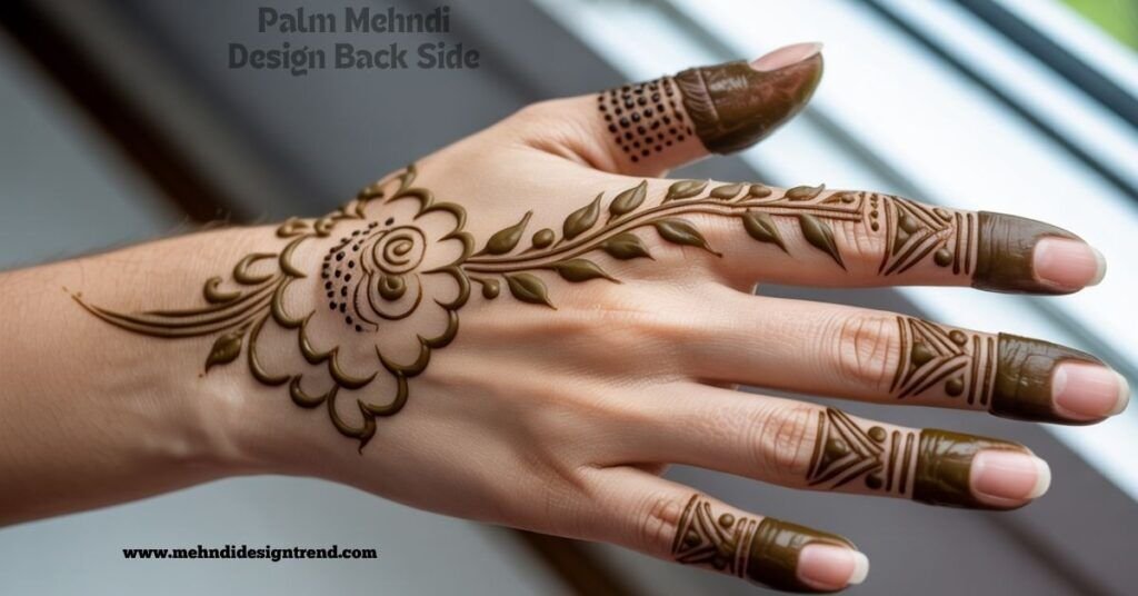 Full Palm Mehndi Design idea