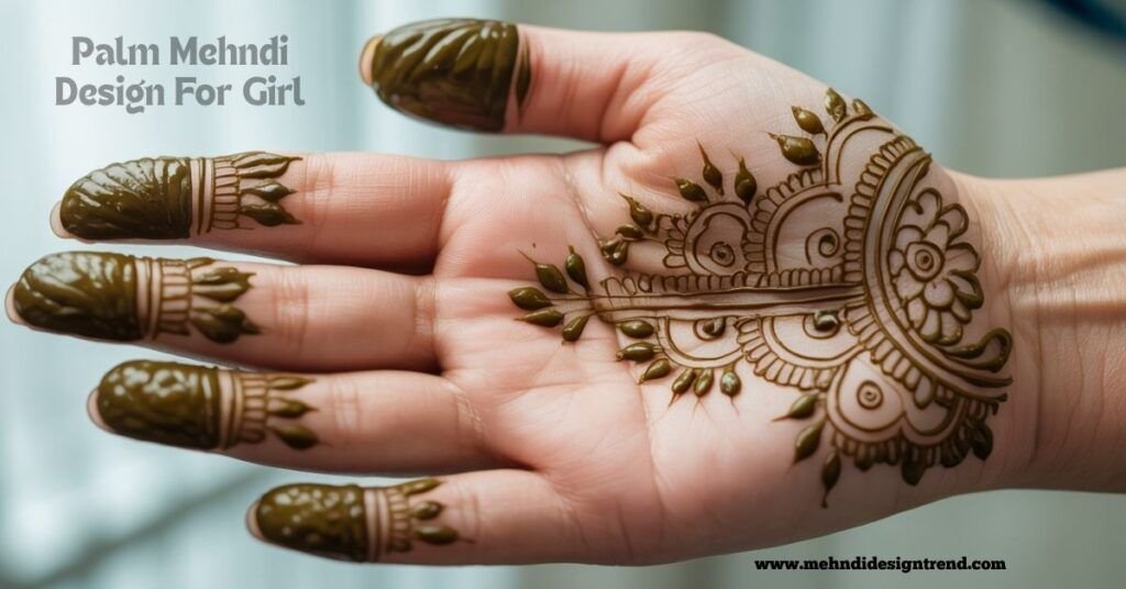 Full Palm Mehndi Design idea