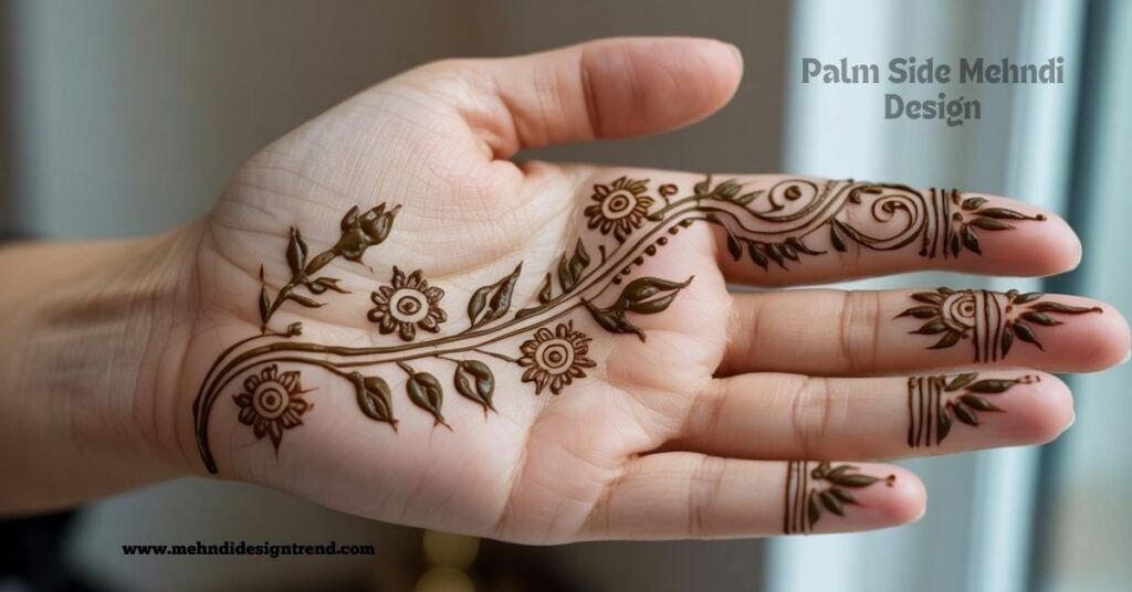 Full Palm Mehndi Design idea