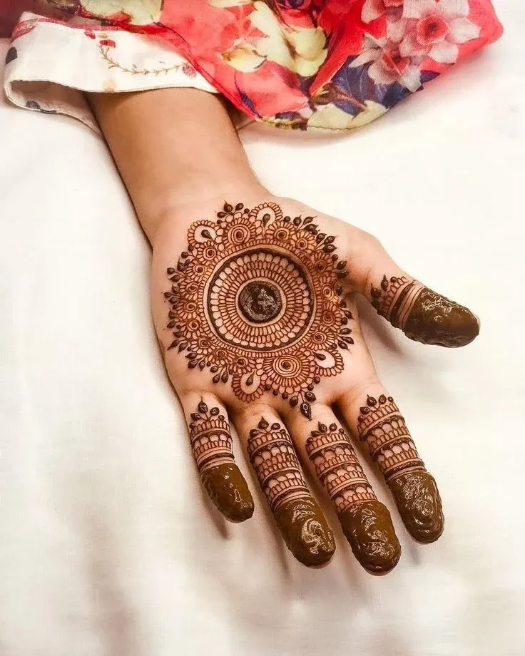Simple Mehndi Design Images idea