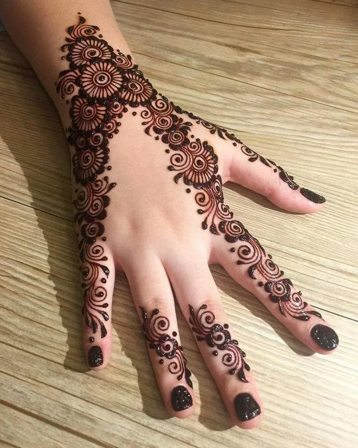 Simple Mehndi Design Images idea